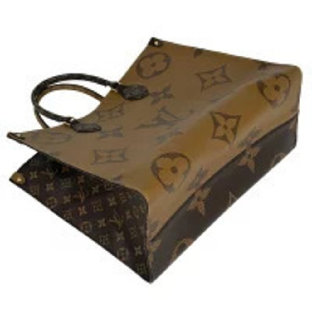 Louis Vuitton Brown Shoulder OnTheGo Giant Reverse Monogram Bag Tote